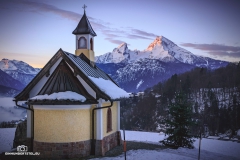Kapelle Kirchleitn mit Watzmann