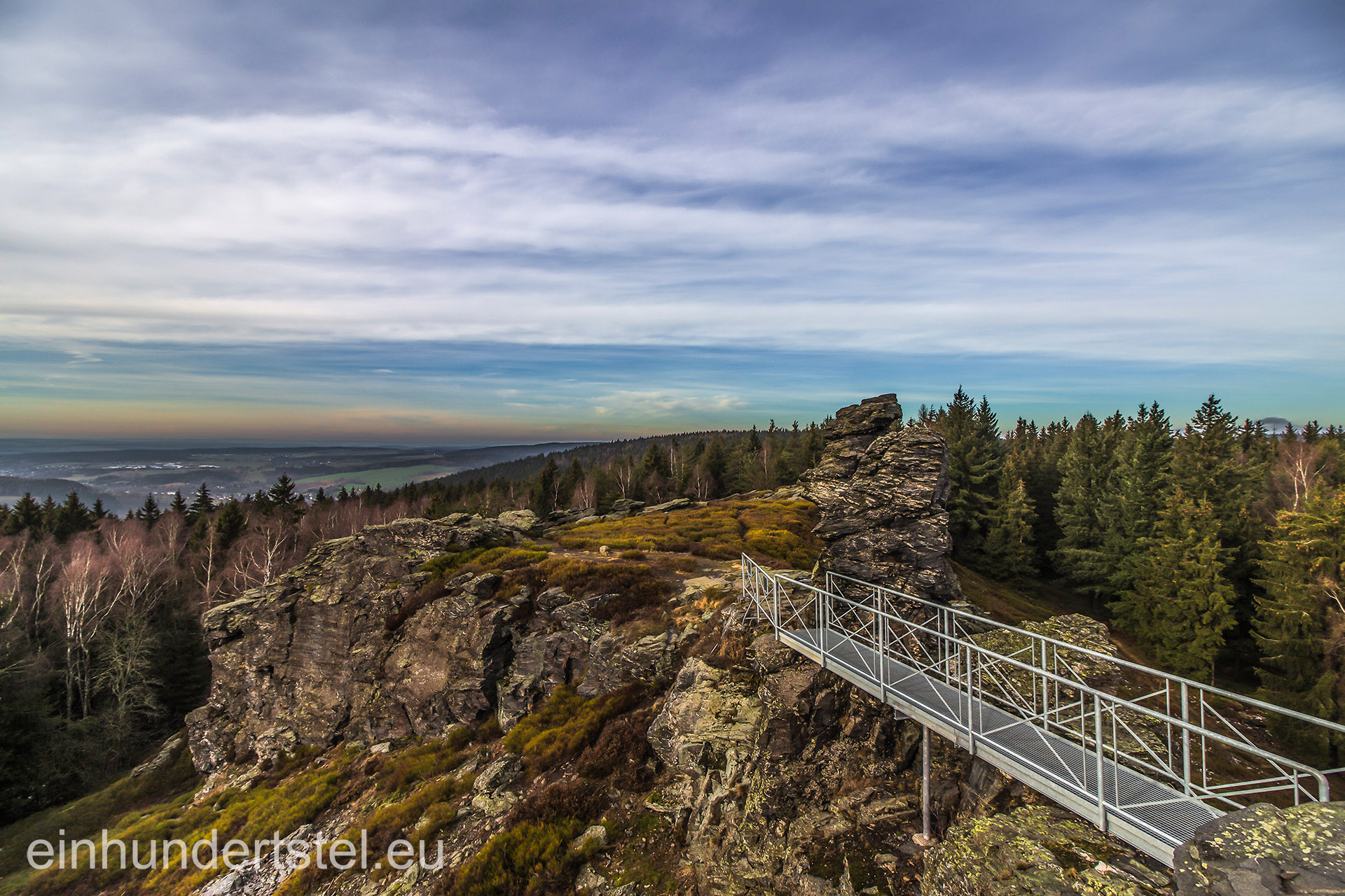 Hoher Stein Vysoky Kamen (Tschechien) einhundertstel