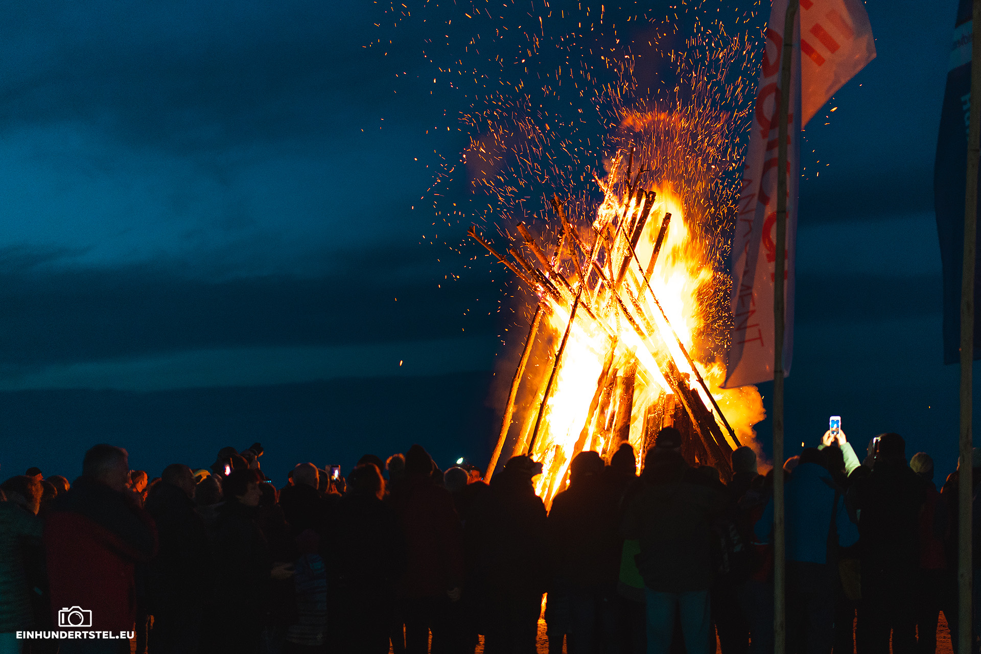 Lagerfeuer des Baltic Lights Fest in Heringsdorf auf Usedom